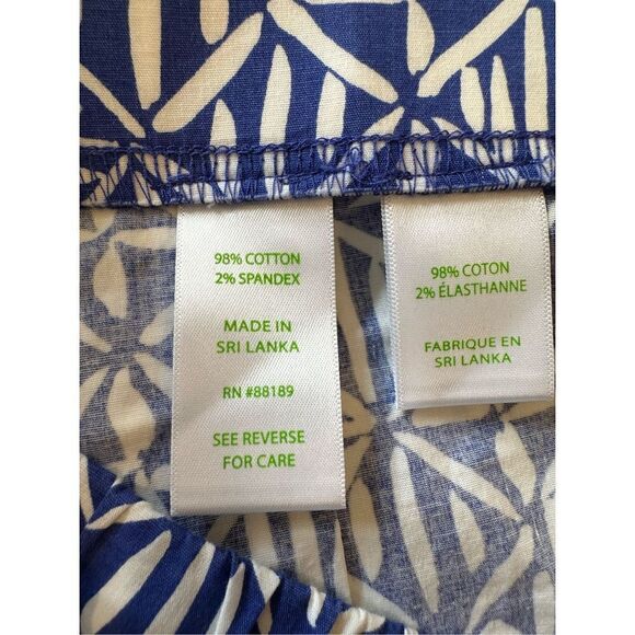 Lilly Pulitzer Ocean View 5” Pull-On Shorts Blue Women’s Sz L - Picture 8 of 9